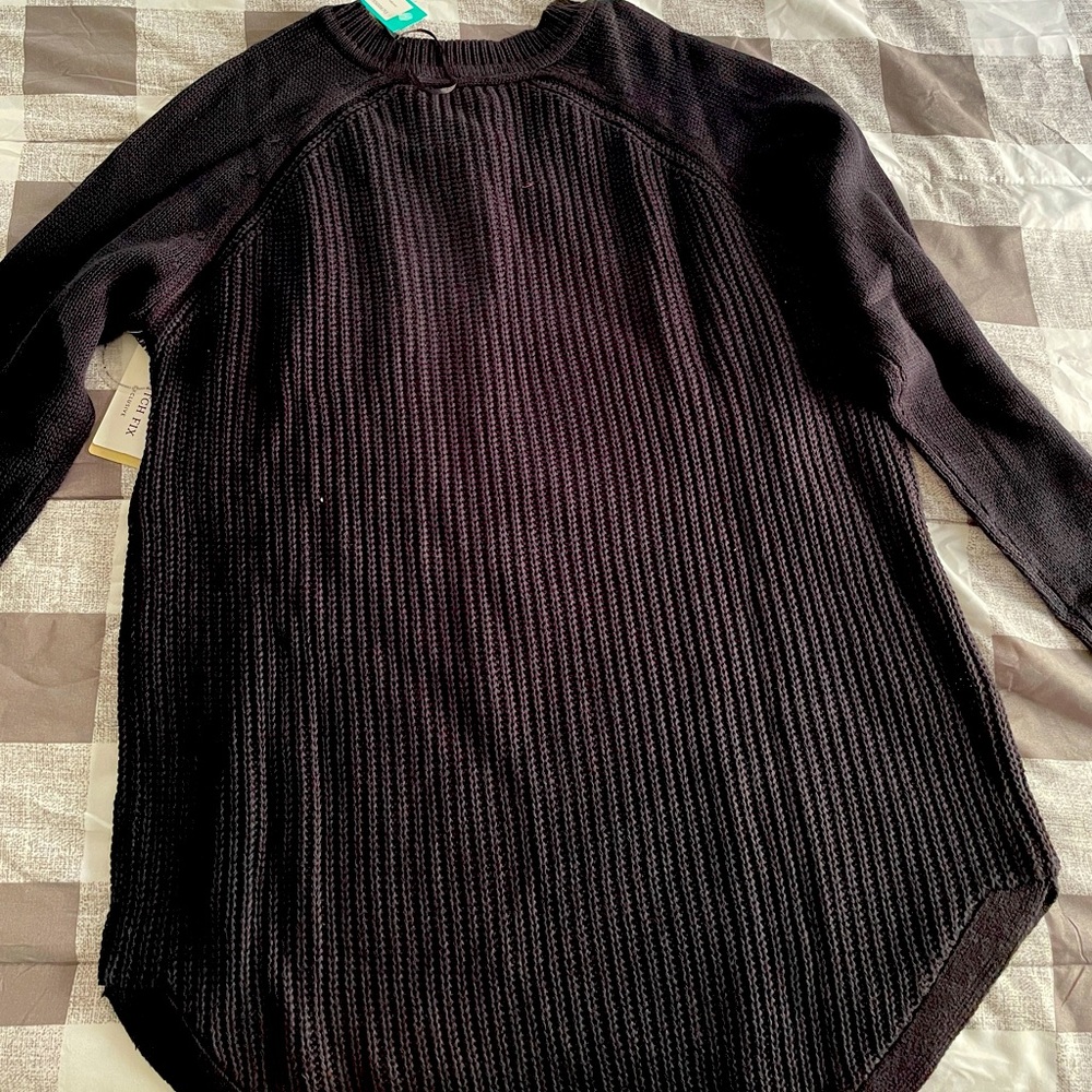 RD Style Rowlands Cotton Blend Crew Neck Pullover